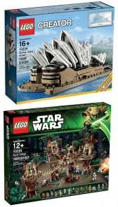 LEGO Sydney Opera House and Star Wars Ewok Village Sets
