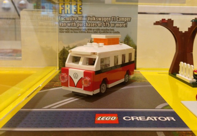 LEGO Mini Volkswagen Camper Van Set Promo In-Store Photo