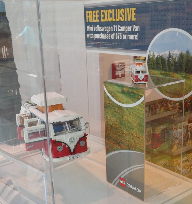 LEGO Volkswagen Camper Van Size Comparison Regular vs. Mini