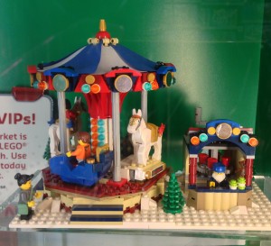 LEGO Winter Village Market Carousel & Operator's Game Booth