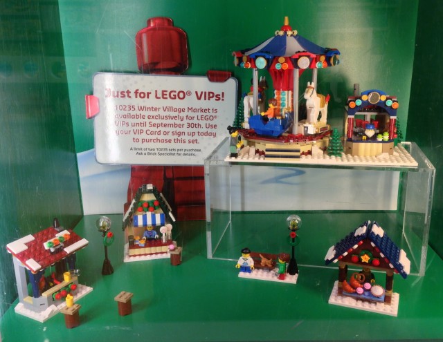 LEGO Winter Village Market 10235 Set Photos In LEGO Store 2013