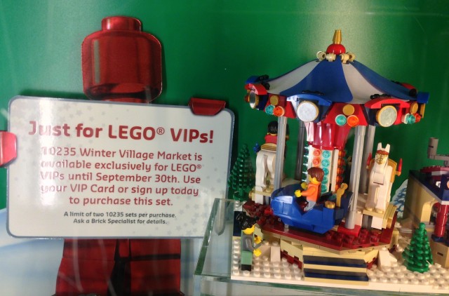 LEGO Winter Village Market Carousel Available Early for LEGO VIPs