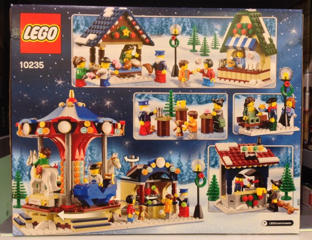 LEGO 10235 Winter Village Market Box Back