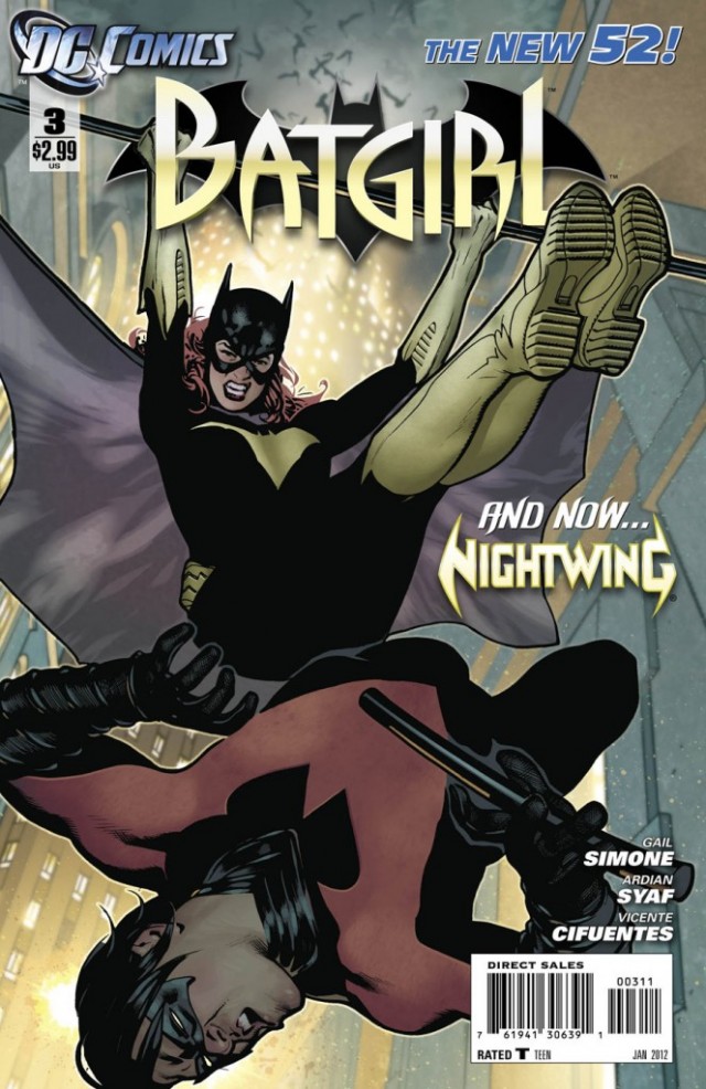 DC New 52 Batgirl #3 Cover DC Comics Comic Book 2011