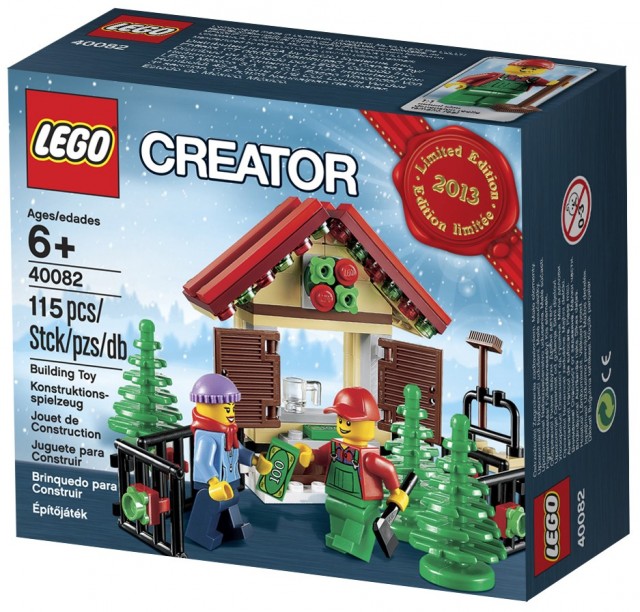 LEGO 40082 Holiday Set 2013 Christmas Tree Shop Stand Box