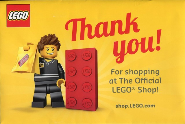 LEGO Shop Employee Minifigure Free Promo Envelope