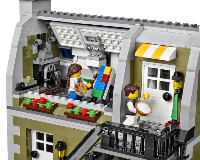 LEGO Artist Studio Top Floor of Parisian Restaurant 10243 Modular Building