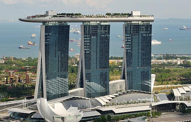 Marina Bay Sands Casino Resort in Daylight