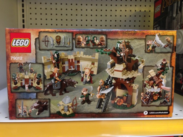 LEGO Mirkwood Elf Army 79012 2014 Set Box Back The Hobbit Desolation of Smaug