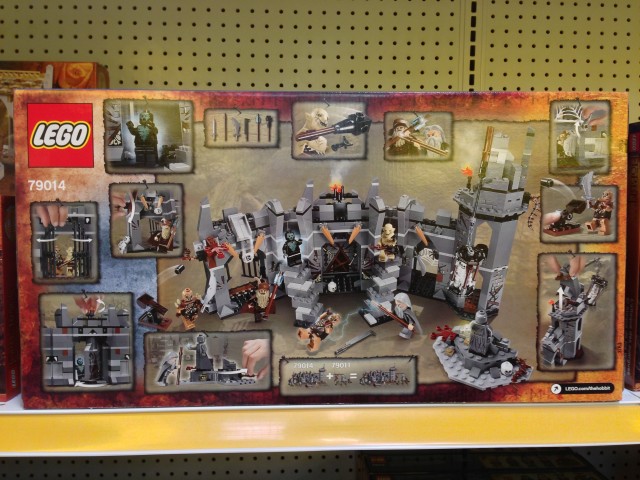2014 LEGO Dol Guldur Battle 97014 Set Box Back