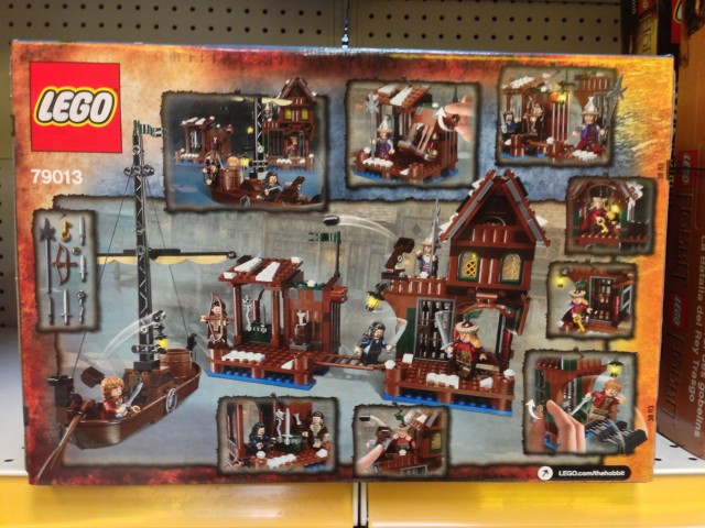 LEGO 2014 The Hobbit Lake Town Chase 79013 Box Back The Desolation of Smaug