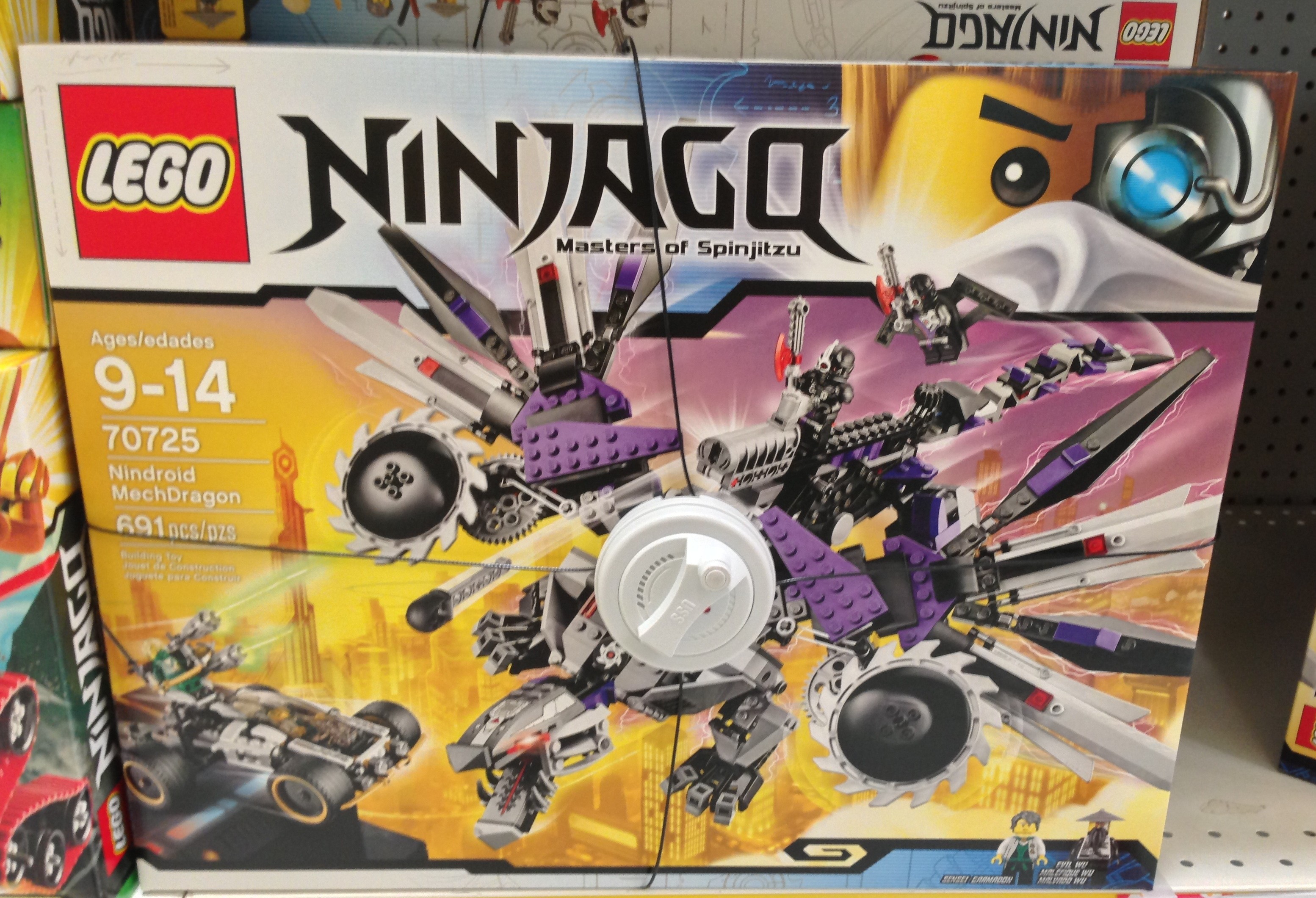 lego ninjago nindroid dragon