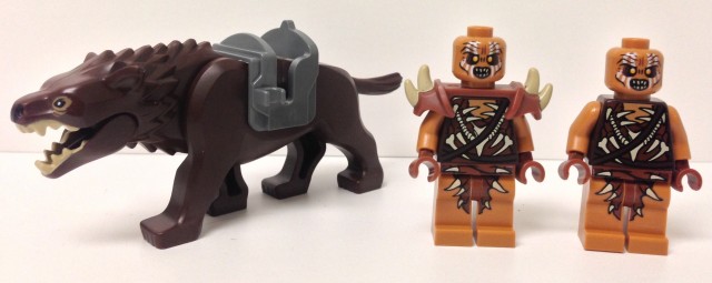 LEGO Desolation of Smaug Orcs Minifigures Brown Warg