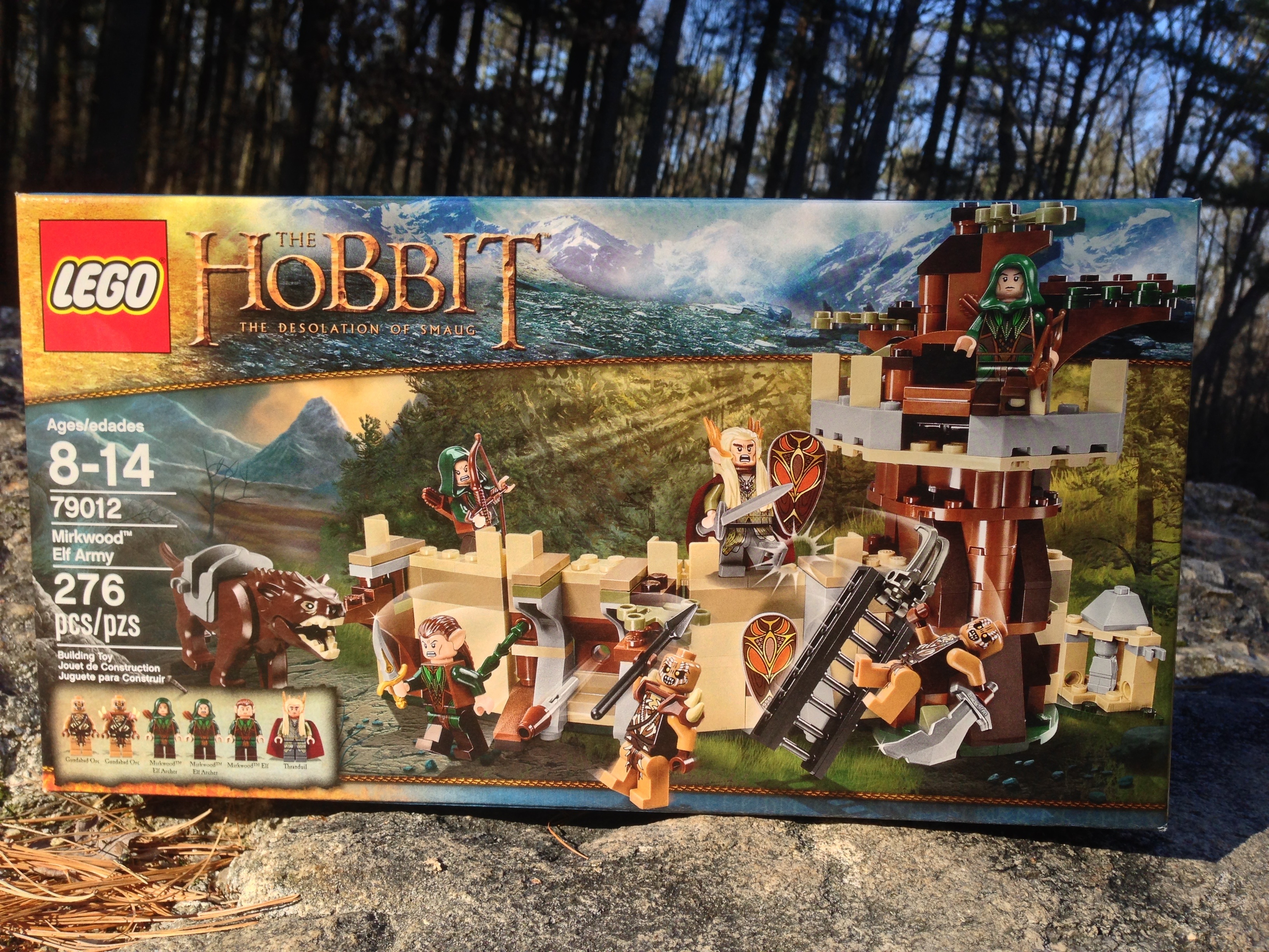 ohne Figuren und Warg 79012 Lego ® The Hobbit ™ Mirkwood Elbenarmee