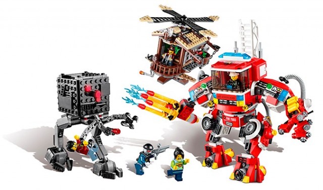 2014 LEGO Movie Fireman Robot Set