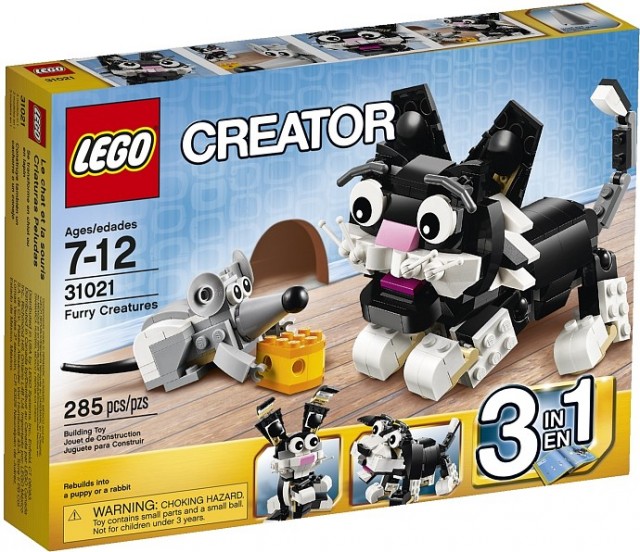 LEGO 31021 Creator Furry Creatures Box Winter 2014 Sets