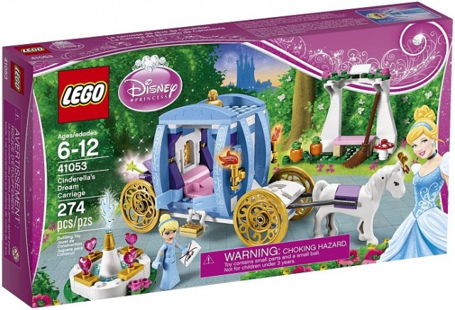 LEGO 41053 Cinderella's Dream Carriage Disney Princess Set Box