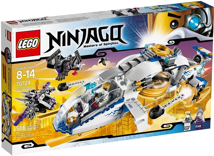 foretage indstudering hellige LEGO Ninjago NinjaCopter 70724 Winter 2014 Set Revealed & Photos! - Bricks  and Bloks
