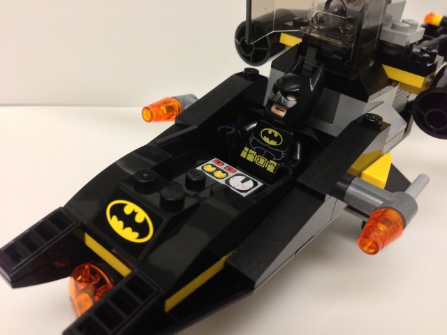 76011 LEGO Batman in Cockpit of Batcopter