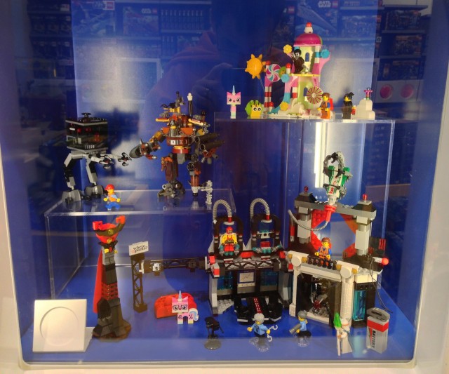 The LEGO Movie Sets Display at The LEGO Store