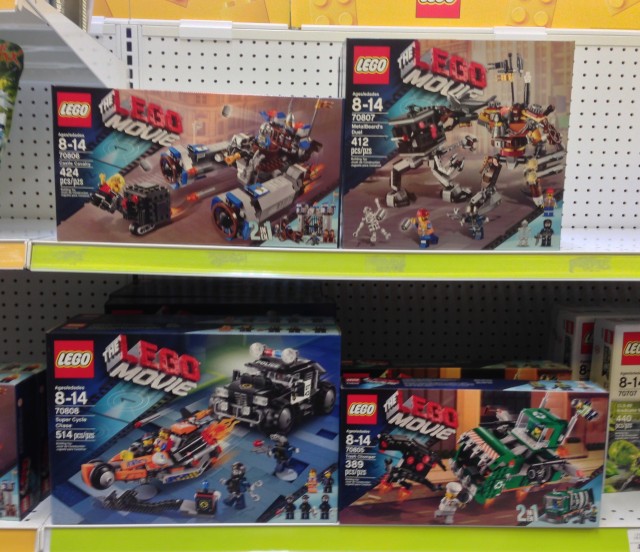 LEGO Movie Sets on Shelves at Toys R Us