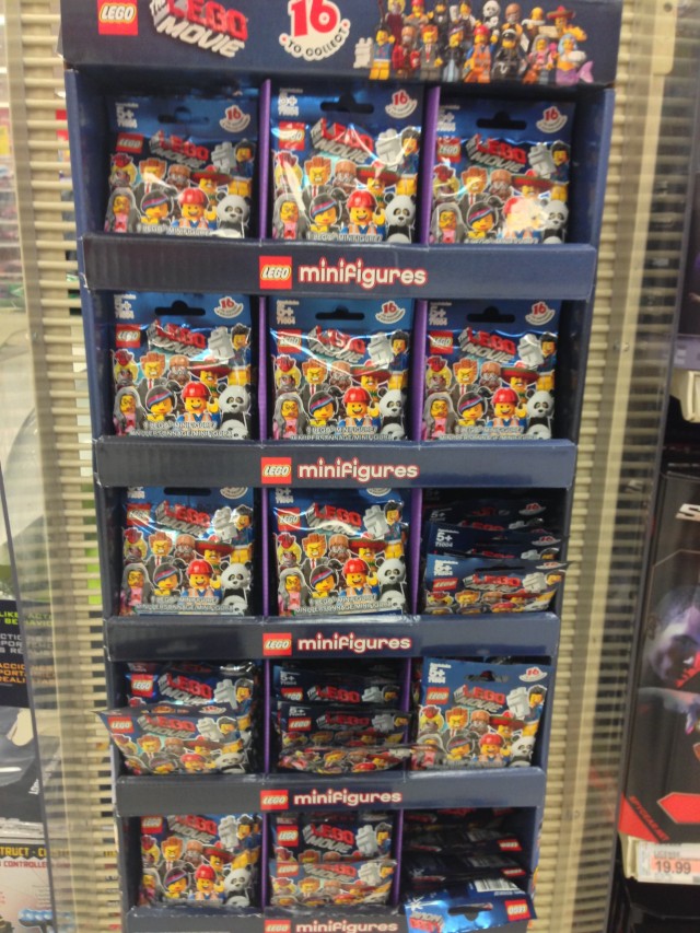 LEGO Movie Minifigures Series Blind Bags Endcap