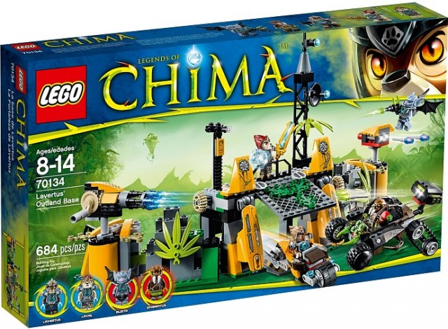 2014 LEGO Legends of Chima Lavertus' Outland Base 70134 Set