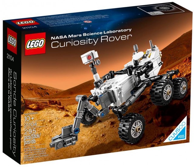 2014 LEGO NASA Mars Science Laboratory Curiosity Rover 21004 Box