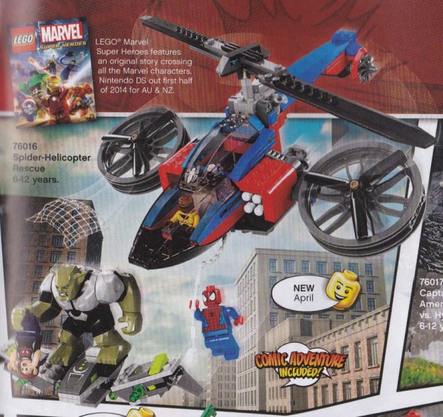 LEGO 2014 Marvel Spider-Helicopter Rescue Set