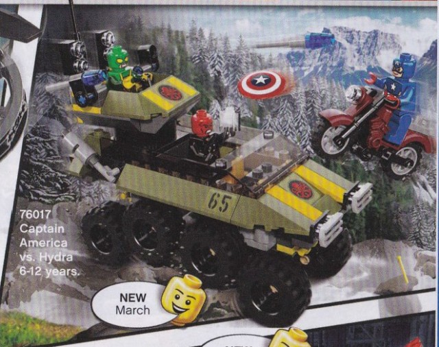 LEGO 76017 Captain America vs Hydra LEGO Winter 2014 Set