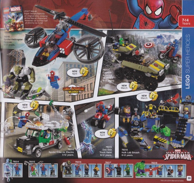 LEGO Marvel 2014 Sets Photos LEGO Superheroes