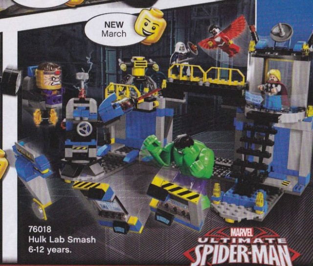 LEGO Marvel Hulk Lab Smash 76018 Set 2014