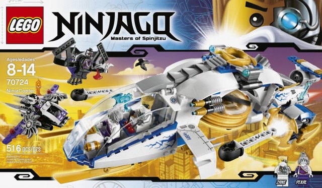 LEGO Ninjago NinjaCopter 70724 Set on Sale