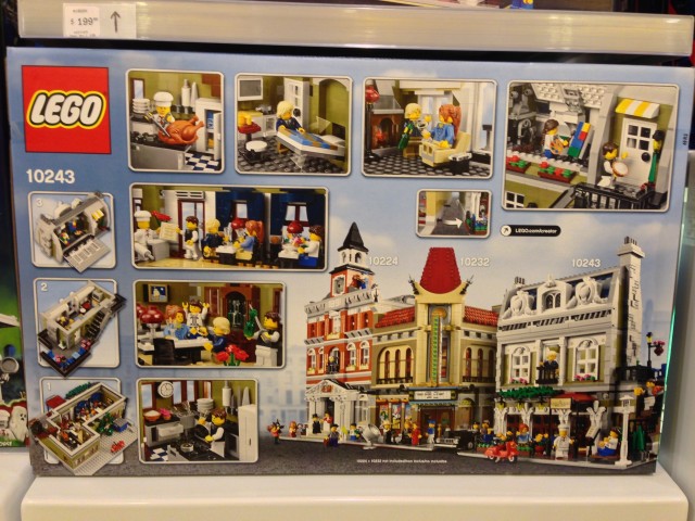 LEGO Parisian Restaurant Box Back 10243