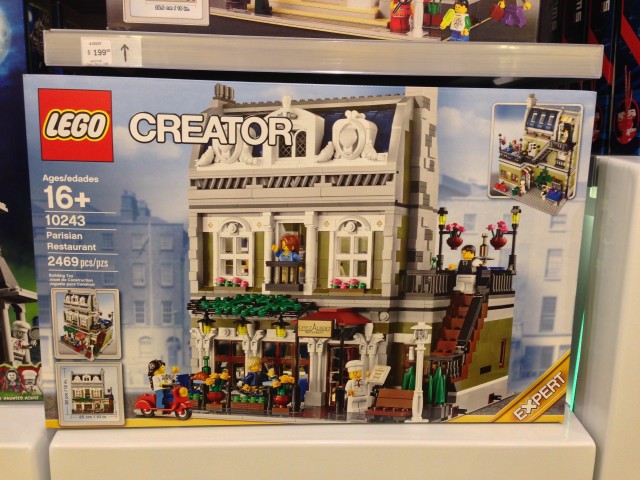 LEGO Parisian Restaurant Modular Building Set Released 10243