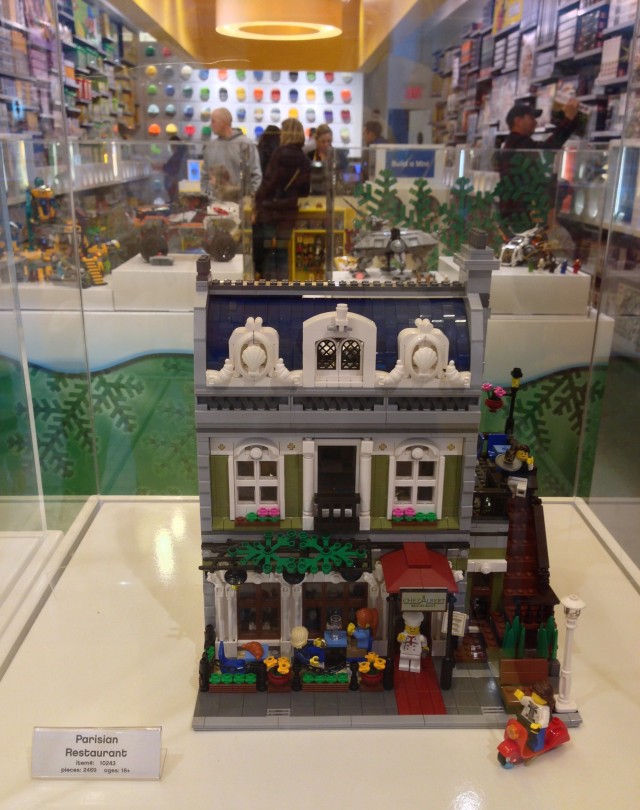 LEGO Store Display Modular Parisian Restaurant 10243 LEGO Set