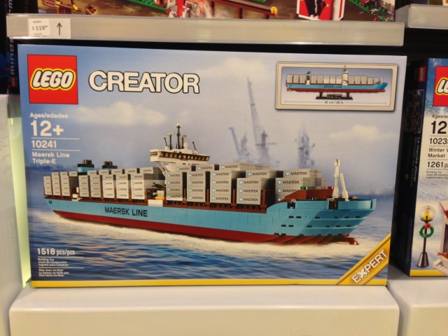 10241 LEGO Maersk Line Triple-E Freight Ship Box Released
