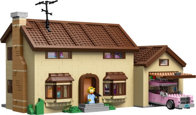 Exterior of LEGO Simpsons House