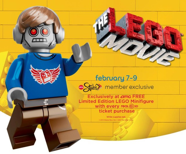 LEGO Movie Radio DJ Robot Minifigure AMC Theater Giveaway