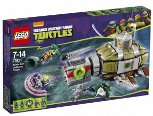 LEGO TMNT 2014 Turtle Sub Undersea Chase Set Box