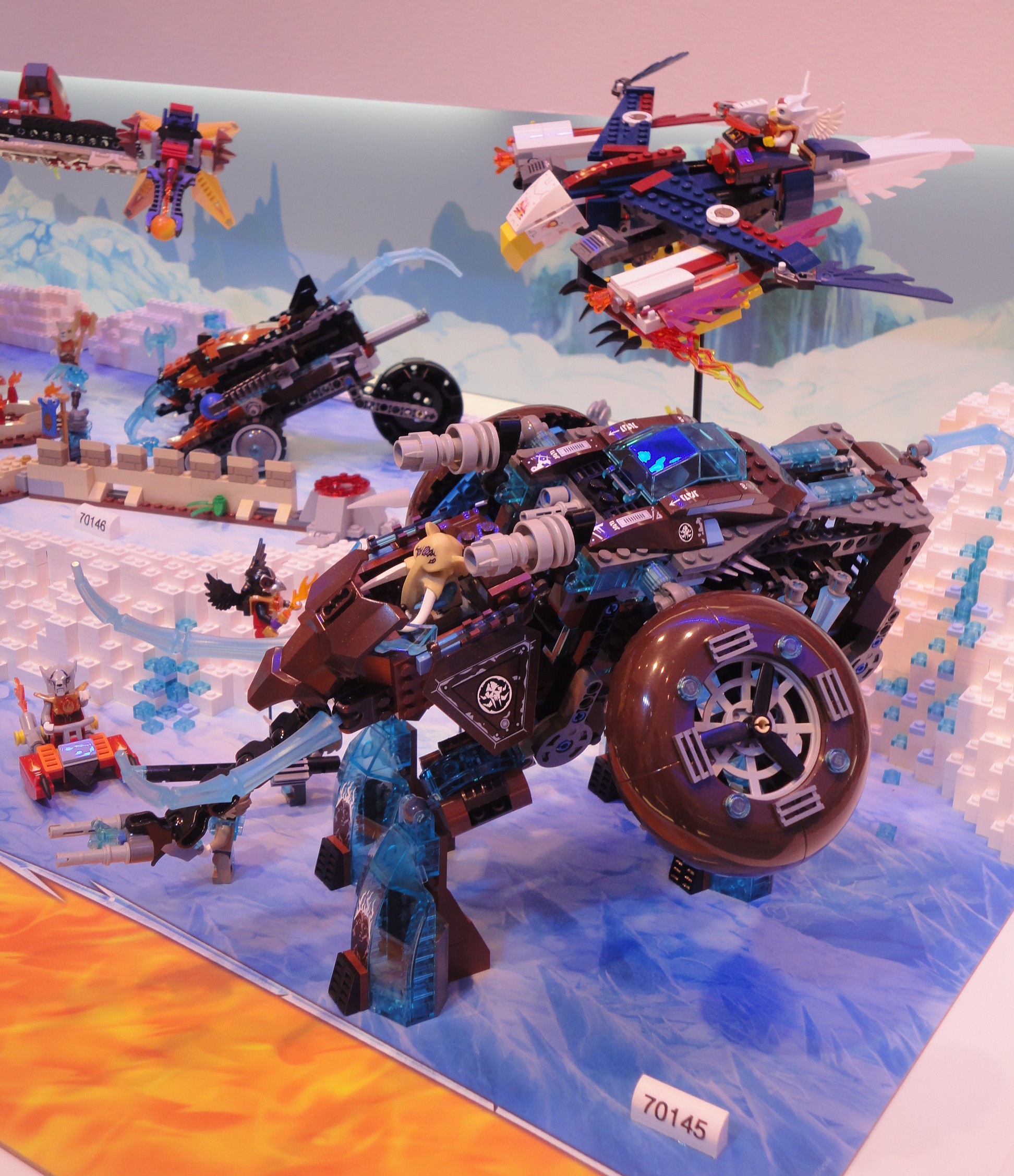 lego chima maula's ice mammoth stomper