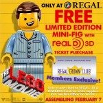 The LEGO Movie Minifigures Promos at Regal & AMC Theaters!