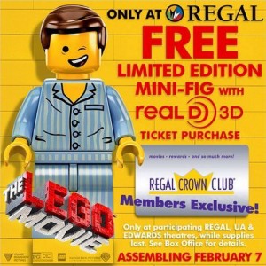 The LEGO Movie Pajamas Emmet Minifigure Exclusive Regal Cinemas