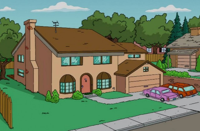 The Simpsons House Exterior Screenshot