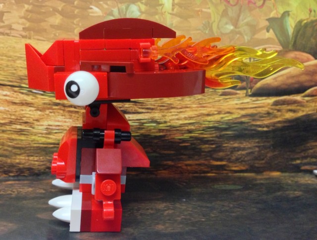 LEGO Mixel Series 1 Flain Toy Side View