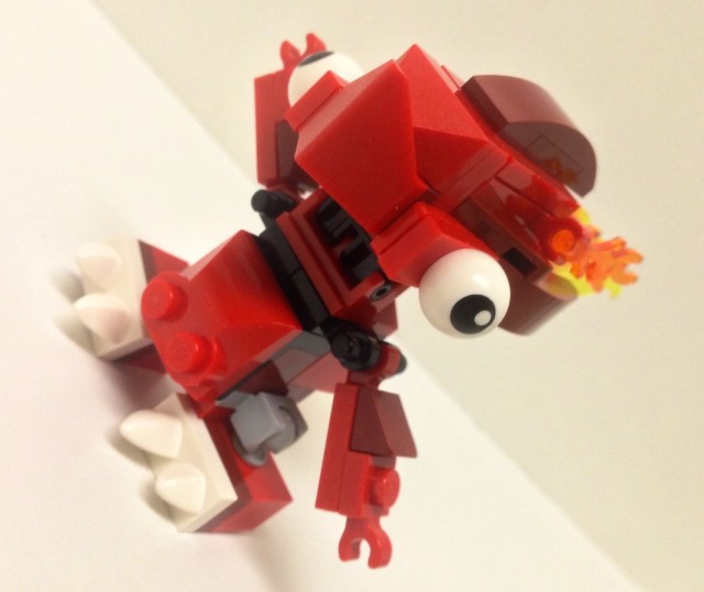 LEGO Mixels Flain Series 1 Figure Looking Cross Eyed