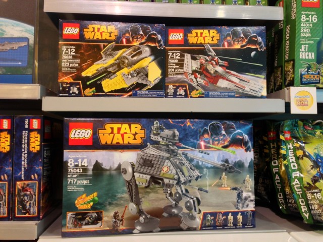 LEGO Star Wars 2014 AT-AP Anakin's Jedi Starfighter V-Wing Sets Released