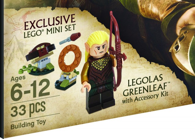 LEGO The Hobbit Legolas Greenlead 30215 Polybag Promo with Blu Ray Combo