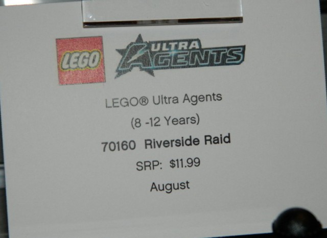 LEGO Ultra Agents Riverside Raid Placard August 2014