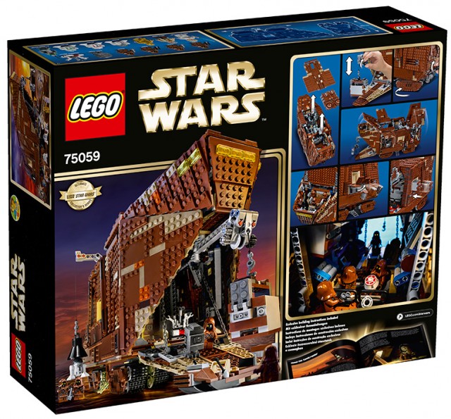 2014 LEGO Star Wars Jawa Sandcrawler Box Back